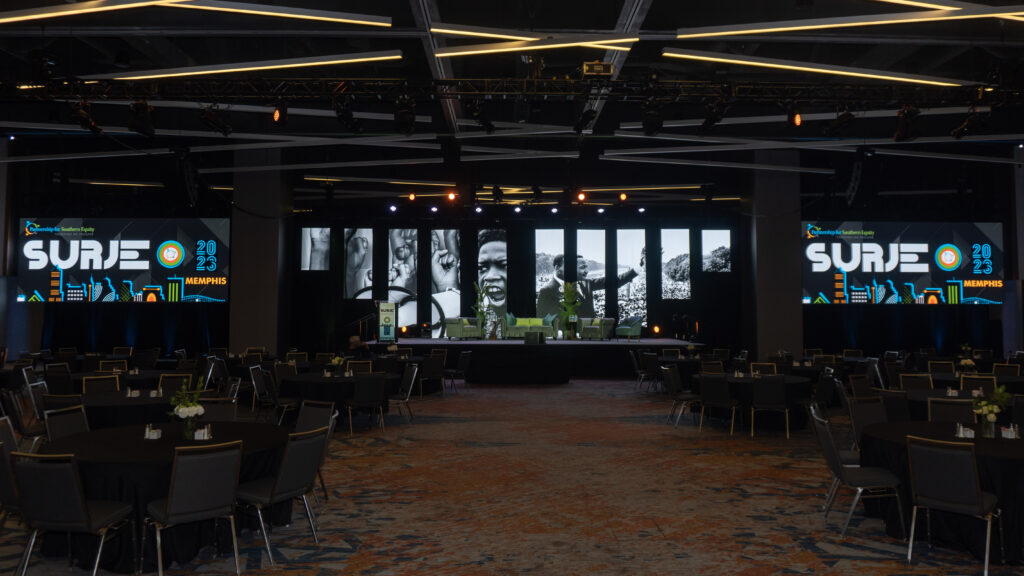 Multiple LED Walls & Lighting Package with conference staging
